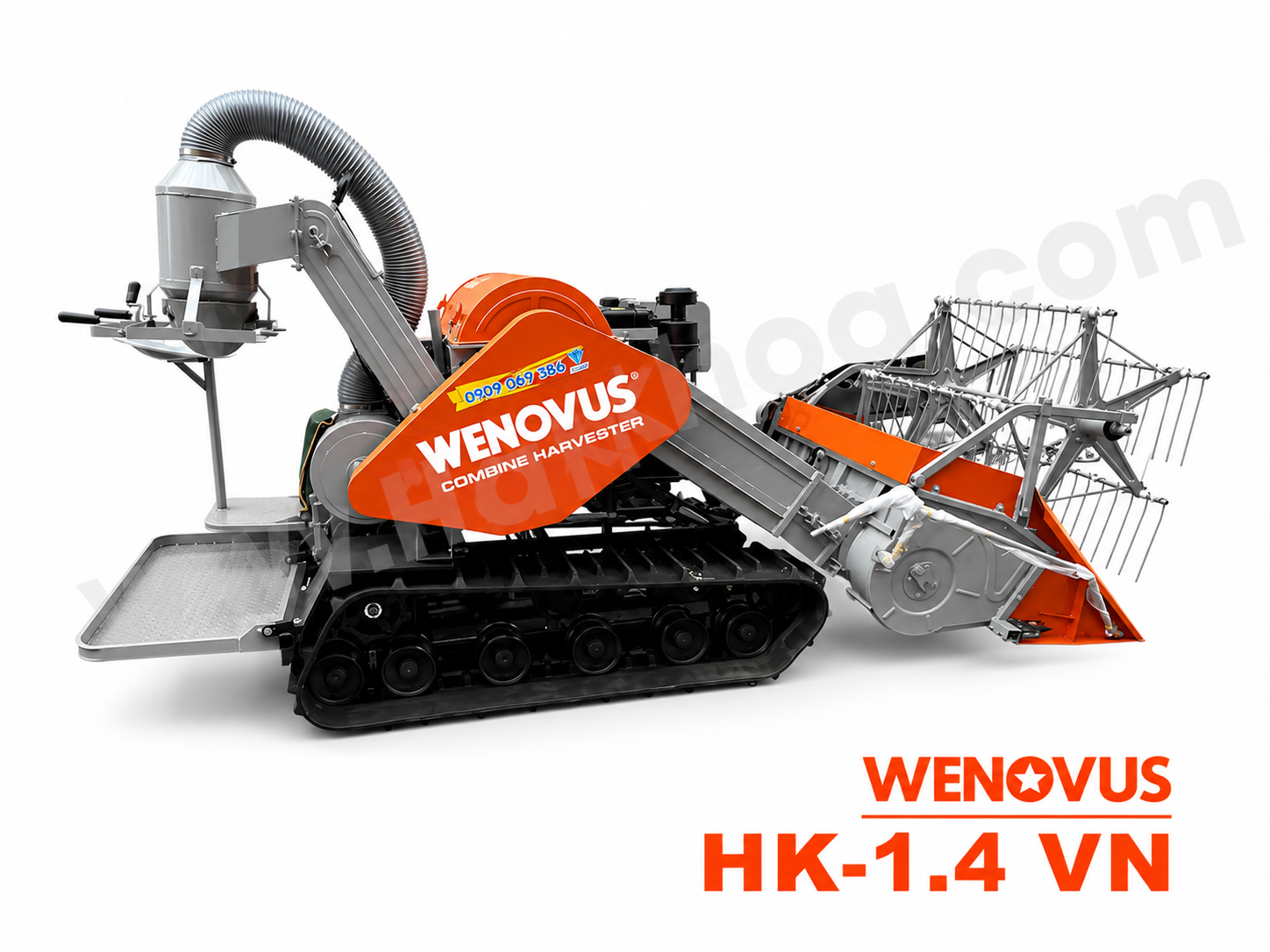 Sự linh hoạt và hiệu quả của máy gặt lúa mini SINOMACH
